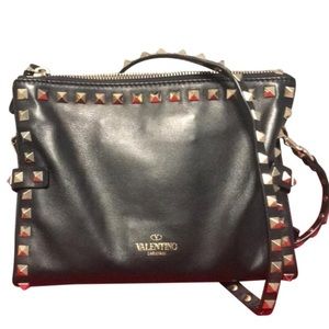 Valentino Leather Rockstud Crossbody